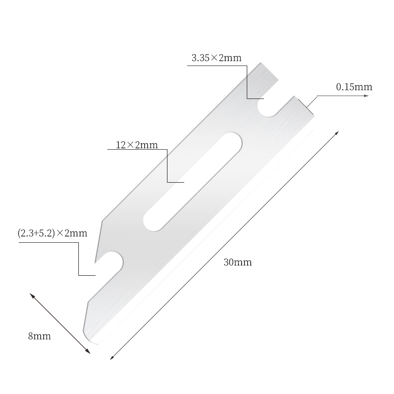 Lame de ras portabile ultra-netede modelate din oțel inoxidabil