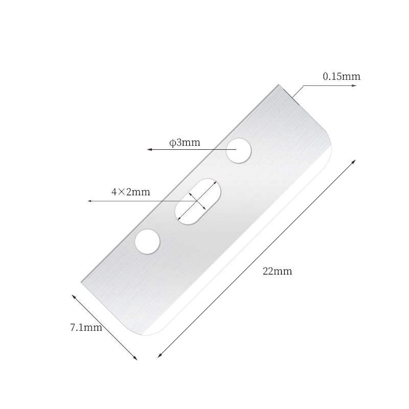 Lama de ras pentru sprancene multifunctionala Silk Smooth