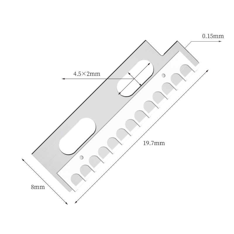 Lame ascuțite de precizie din oțel inoxidabil pentru modelarea sprâncenelor
