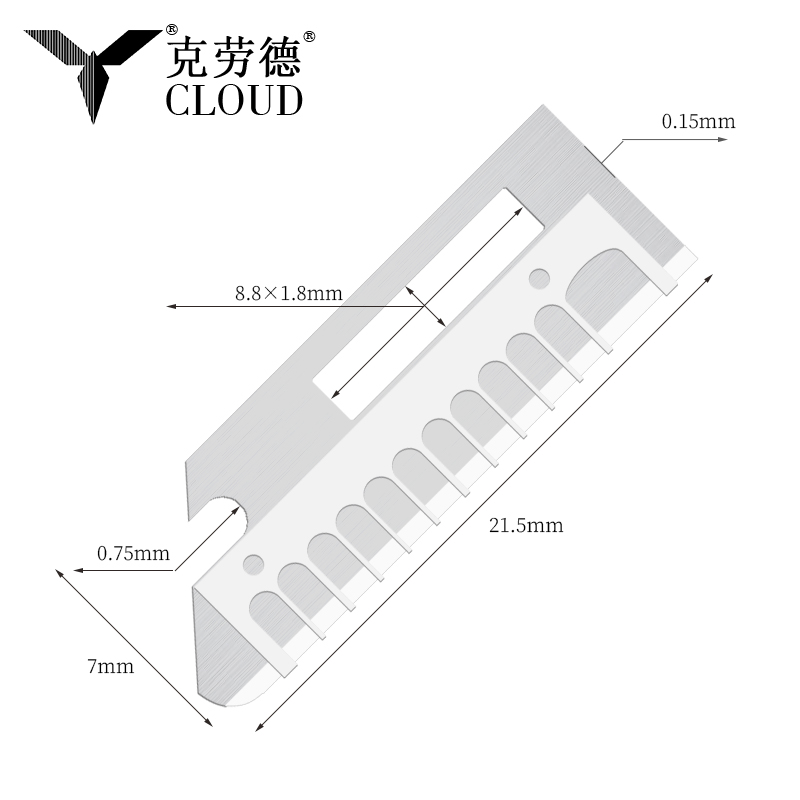 Lame ascuțite de precizie din oțel inoxidabil pentru modelarea sprâncenelor