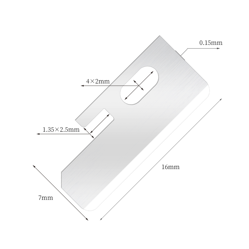Lame ascuțite de precizie din oțel inoxidabil pentru modelarea sprâncenelor