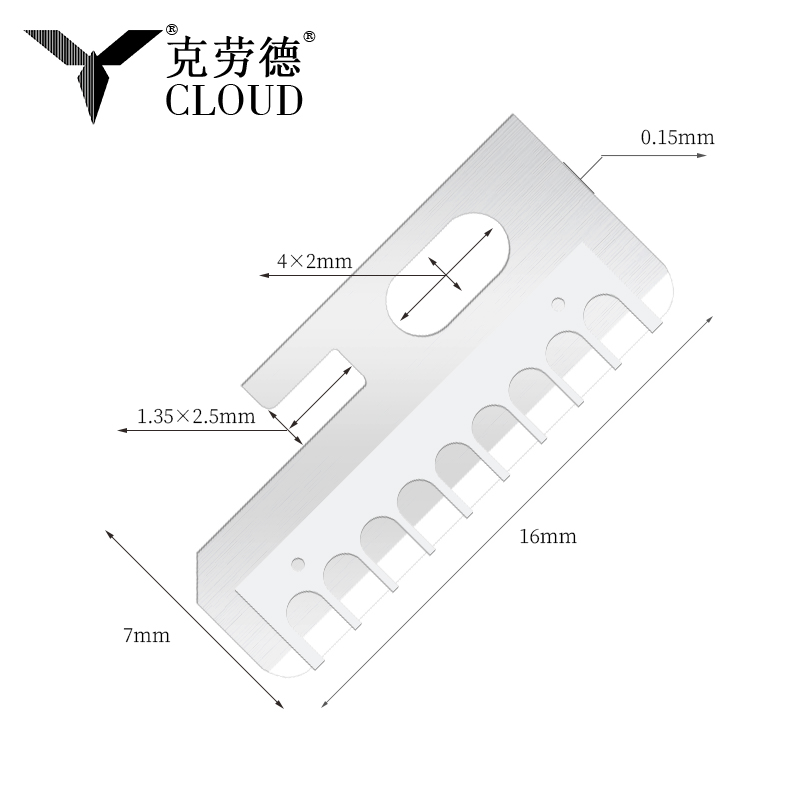 Lame ascuțite de precizie din oțel inoxidabil pentru modelarea sprâncenelor