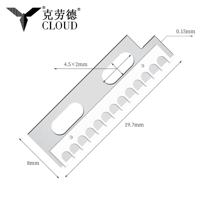Lame ascuțite de precizie din oțel inoxidabil pentru modelarea sprâncenelor