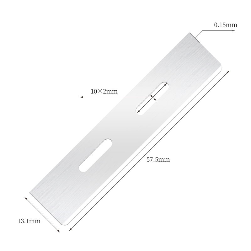 Lamă durabilă de tăiere a sprâncenelor din oțel inoxidabil, reutilizabilă